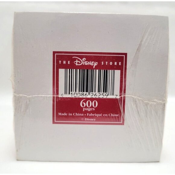 Vintage Disney Store Mickey & Minnie Love Heart Notepad Cube 600 Pages NOS - Picture 6 of 6